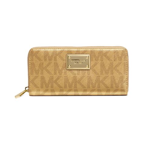 michael michael kors continental wallet|michael kors monogram zip wallet.